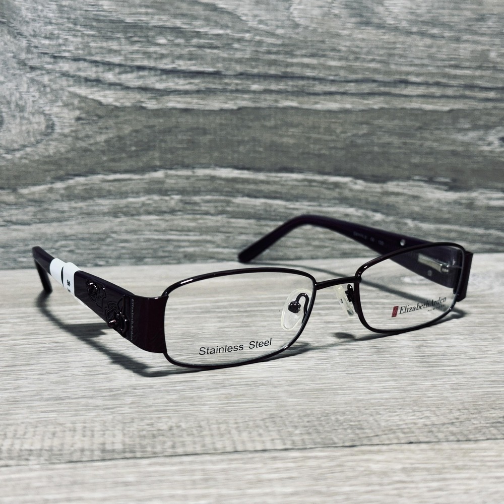 Elizabeth Arden EA1111-3 Eyeglass Frames Womens‎ 51-17-130 Purple Floral Optical